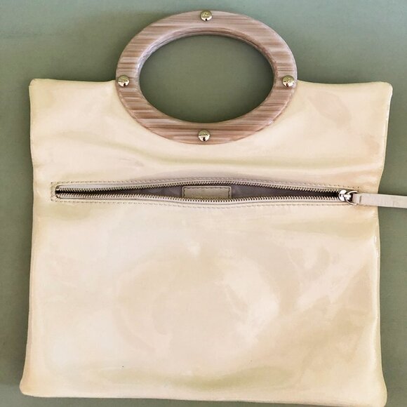 Kate Spade Ivory Patent Leather Jocelyn Clutch - Picture 7 of 8
